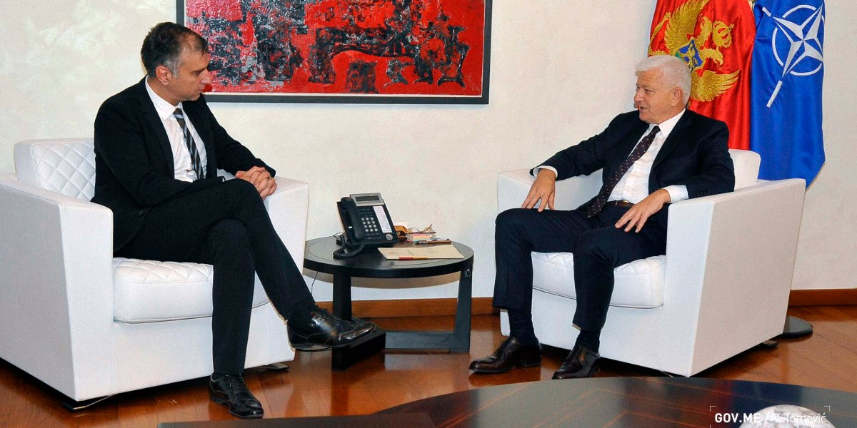 Nastupni posjet ambasadora BiH u Crnoj Gori Branimira Jukića predsjedniku Vlade Crne Gore Dušku Markoviću organizovan je 18. septembra 2019. godine.